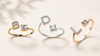 Couples Ring Initial (A-Z) | 3 colors